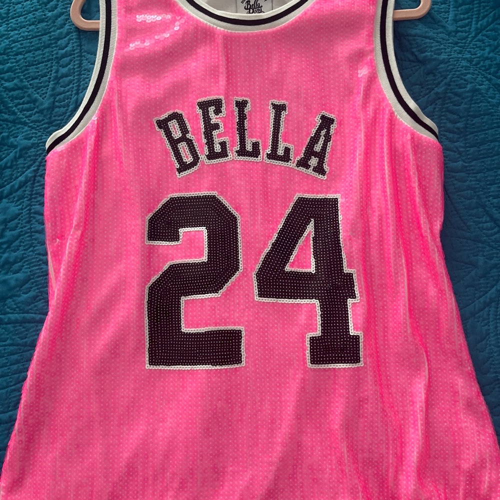 Bella Doña Sequin Basketball Jersey